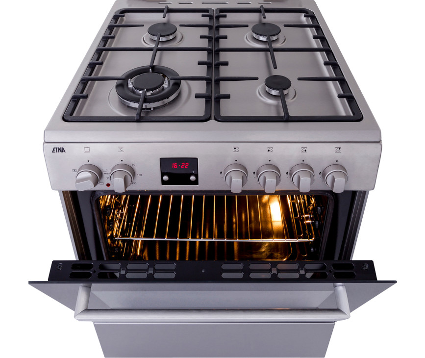 Etna FGV460RVS fornuis roestvrijstaal