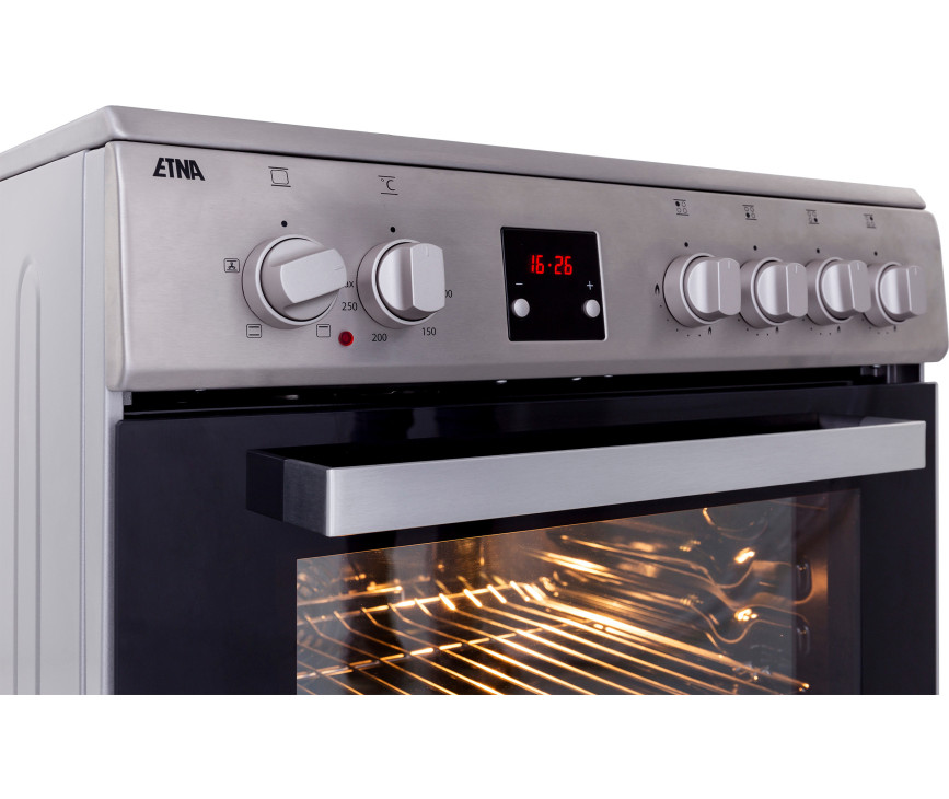 Etna FGV460RVS fornuis roestvrijstaal