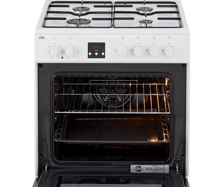 Etna FGV561WIT gas fornuis wit
