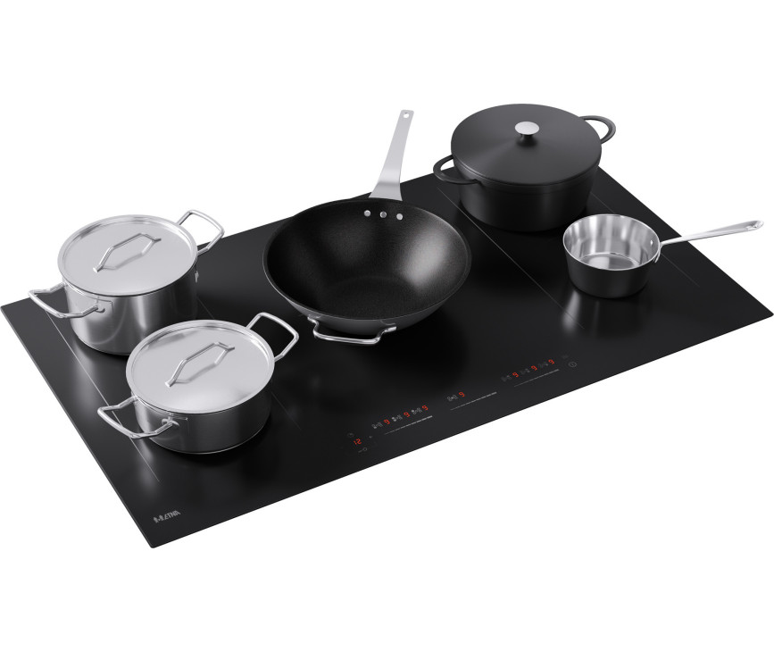 Etna KIF590ZT inbouw inductie kookplaat - 90 cm - 2-fasen