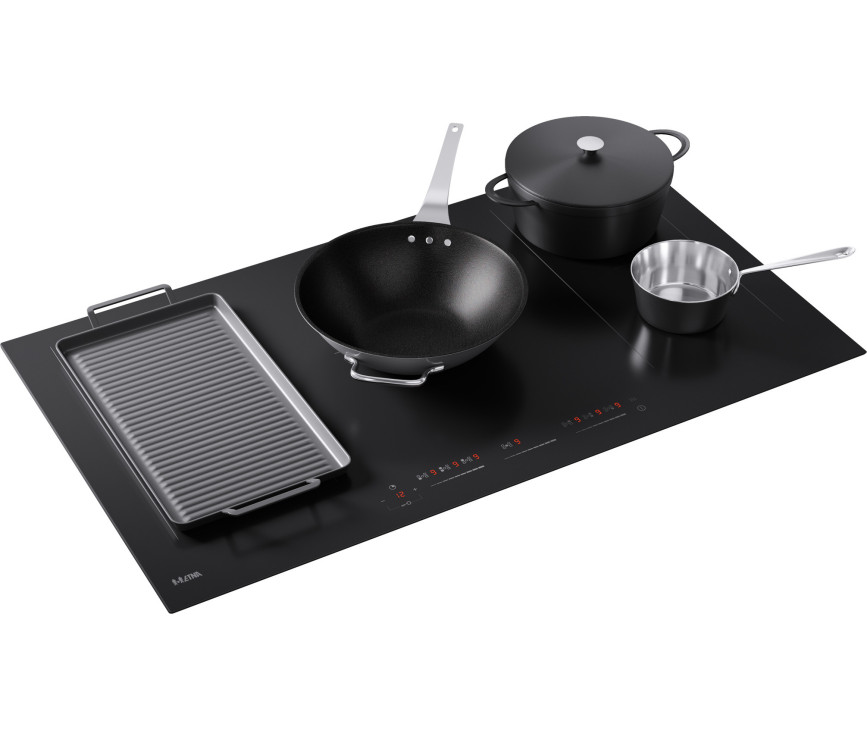 Etna KIF590ZT inbouw inductie kookplaat - 90 cm - 2-fasen