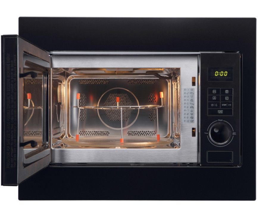 Etna CM225ZT inbouw combi-magnetron - matzwart