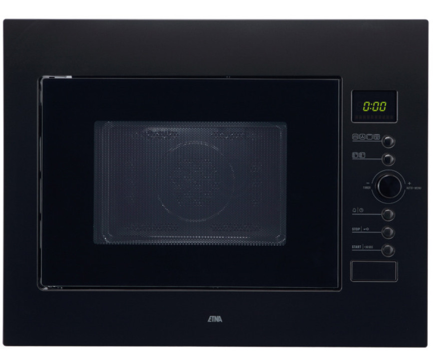 Etna CM232ZT inbouw combi-magnetron - zwart - nis 45 cm.