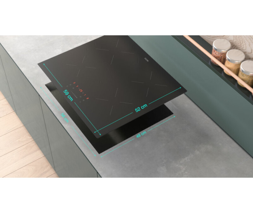 Etna KI159ZT inbouw inductie kookplaat - 1 of 2 fasen