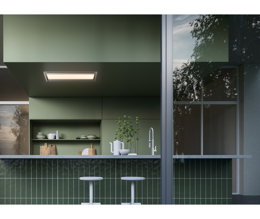 Falmec NUVO90 plafond afzuigkap - roestvrijstaal - 90 cm breed