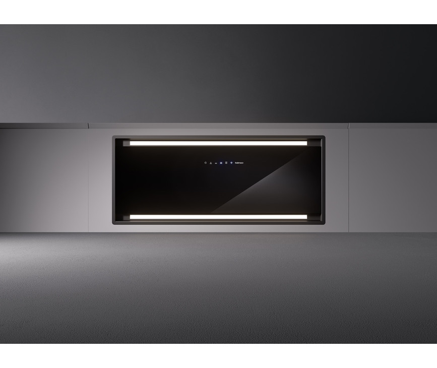 Falmec PARALLEL70BL inbouw afzuigkap - 70 cm - zwart
