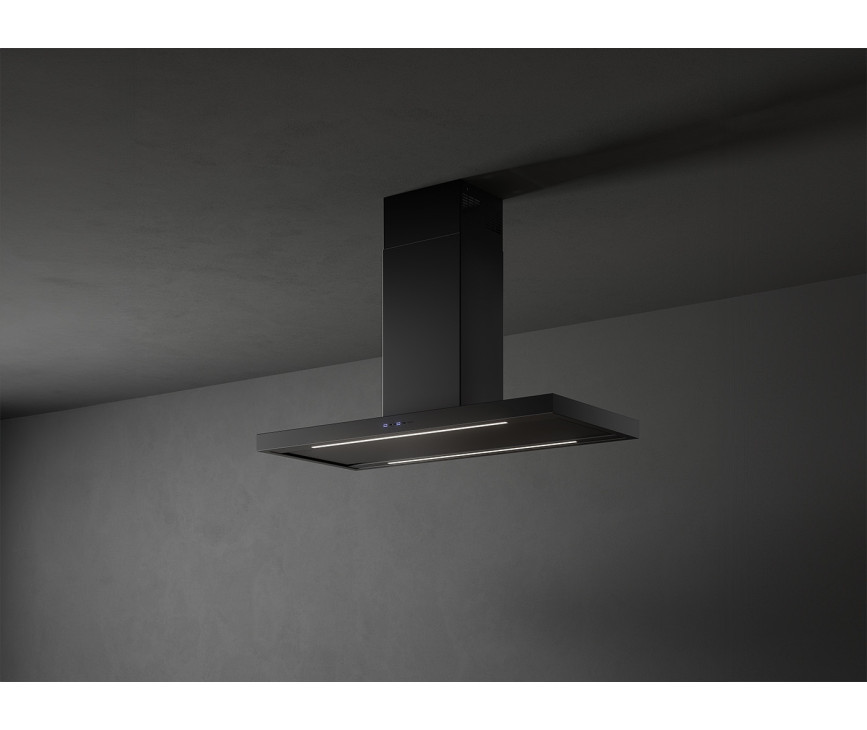 Falmec PLANEPLUS120E3BL eiland afzuigkap - 120 cm - zwart