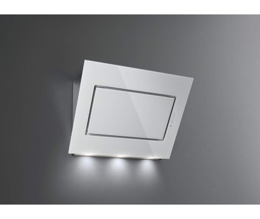 Falmec QUAS80W3W wand afzuigkap - wit glas - 80 cm breed