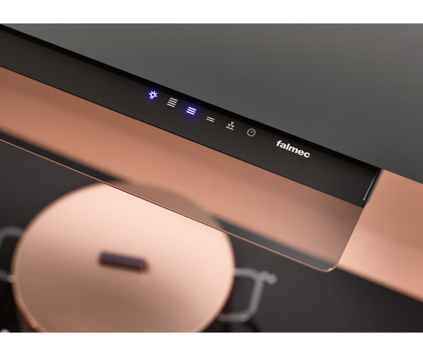 Falmec VIRGOTOUCH75WBL inbouw afzuigkap - 75 cm - zwart