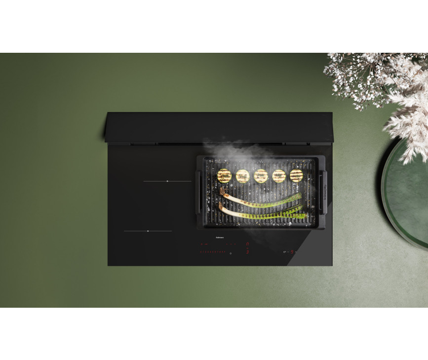 Falmec BRERA75 inbouw inductie kookplaat met afzuiging - 75 cm breed