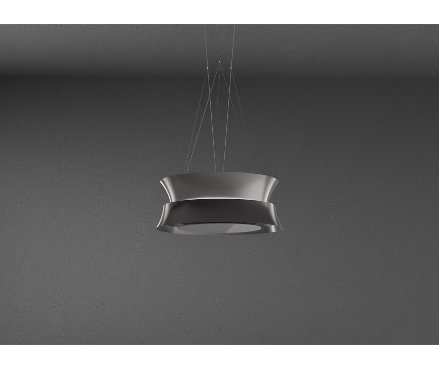 Falmec DAMA60GM eiland Gun Metal afzuigkap - Gun Metal - 60 cm breed