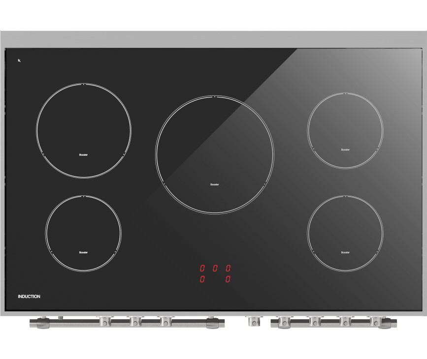 Fratelli VE2920I5FEMANCR inductie fornuis - 2 ovens - klassiek - rvs
