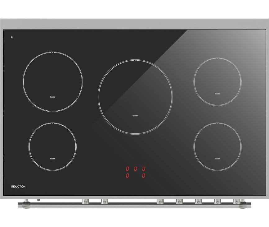 Fratelli VE2960I5FEMANCR inductie fornuis - antraciet - klassiek design