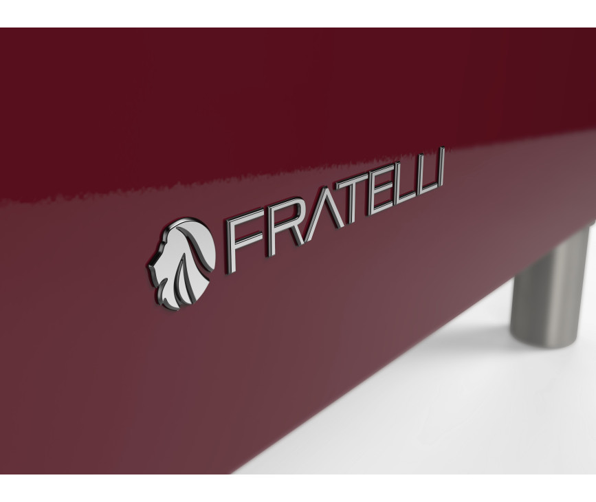 Fratelli VE2960I5FEMBUCR inductie fornuis - wijn rood - klassiek design