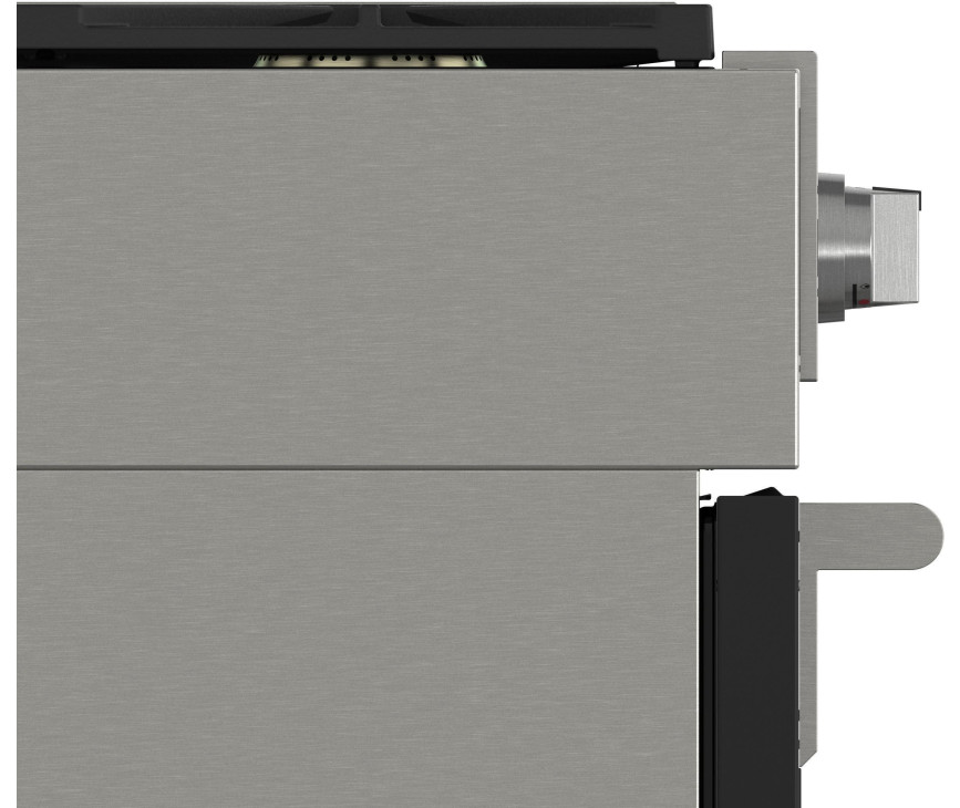 Fulgor Milano FSRC 4807 2P MK 2F MBK gas fornuis - 121,6 cm. breed - zwart