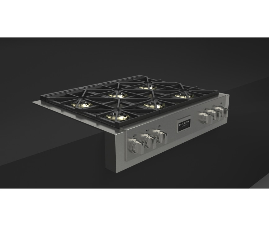 Fulgor Milano FSRT 3606 G X tussenbouw gas kookplaat