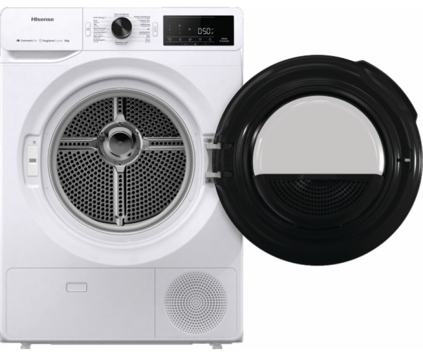 Hisense DH3V800UW/BLX warmtepomp droger - wit