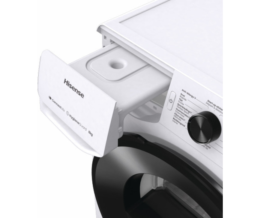 Hisense DH3V800UW/BLX warmtepomp droger - wit