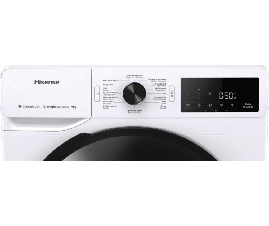 Hisense DH3V903UW/BLX warmtepomp droger