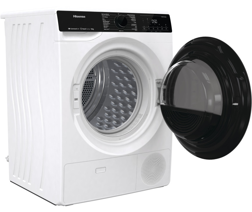 Hisense DH5V13UW warmtepomp droger met 10 kg. trommel en A++