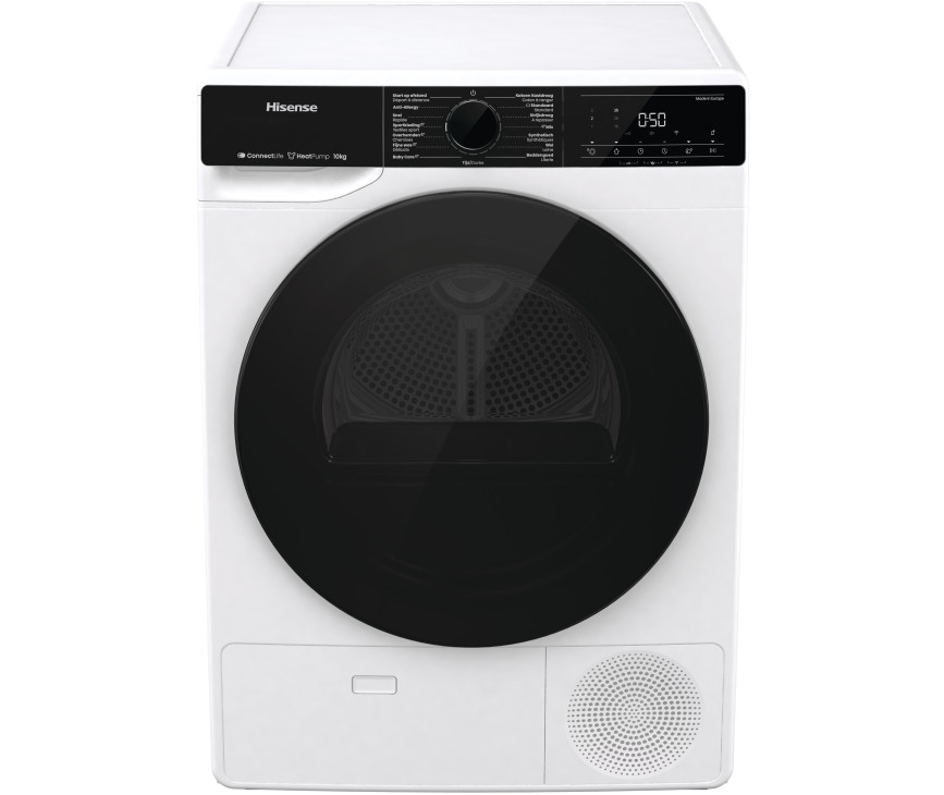Hisense DH5V13UW warmtepomp droger met 10 kg. trommel en A++
