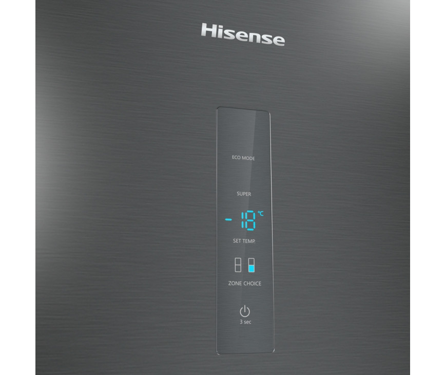 Hisense RB434N4BFD vrijstaande koelkast - blacksteel