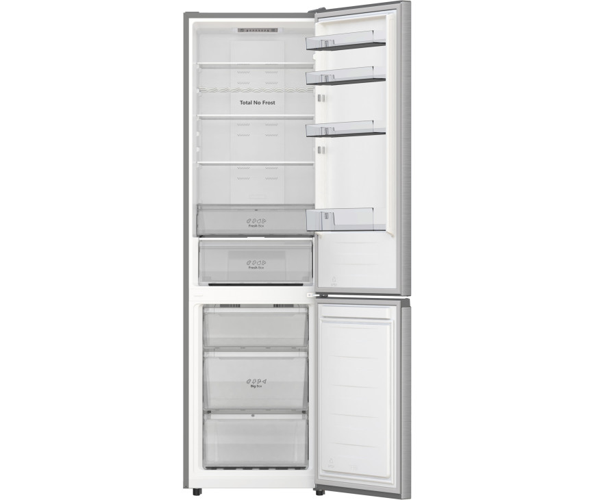 Hisense RB440N4ACA koel/vriescombinatie - roestvrijstaal