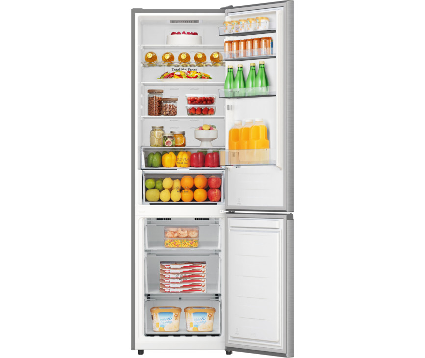 Hisense RB440N4ACA koel/vriescombinatie - roestvrijstaal