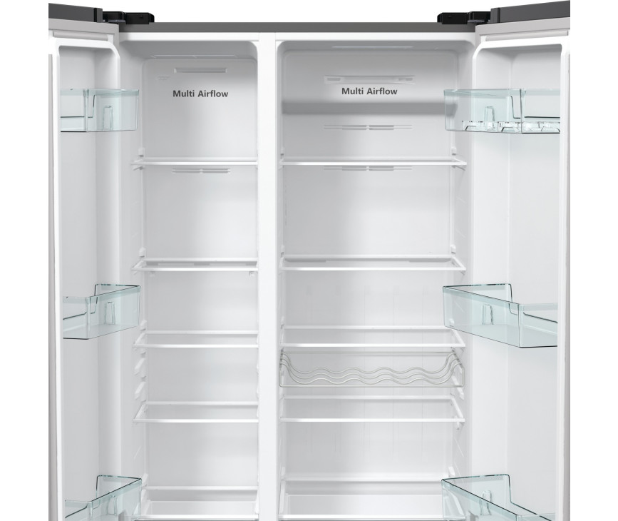 Hisense RS711N4ACE side-by-side koelkast - rvs-look