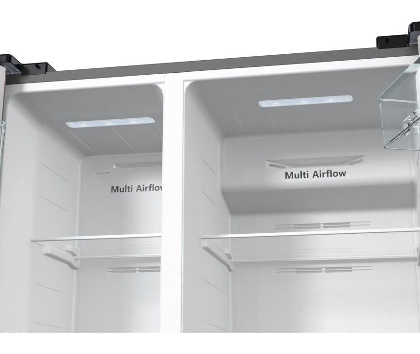 Hisense RS711N4ACE side-by-side koelkast - rvs-look