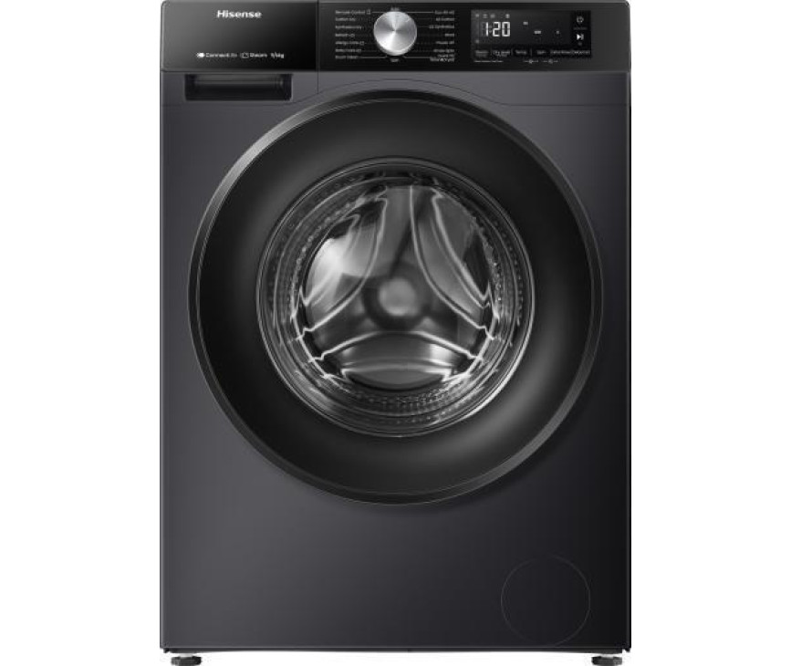 Hisense WD3S9043BB3 was/droogcombinatie - zwart