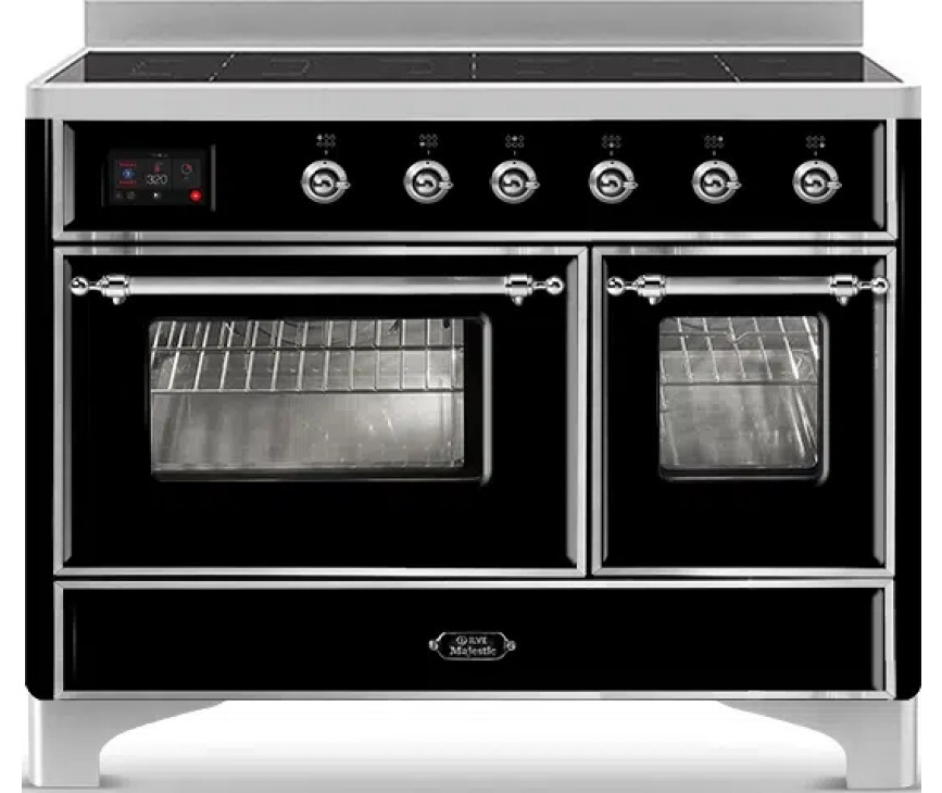 ILVE MDI106NE3/BK inductie fornuis - 100 cm breed - glanzend zwart