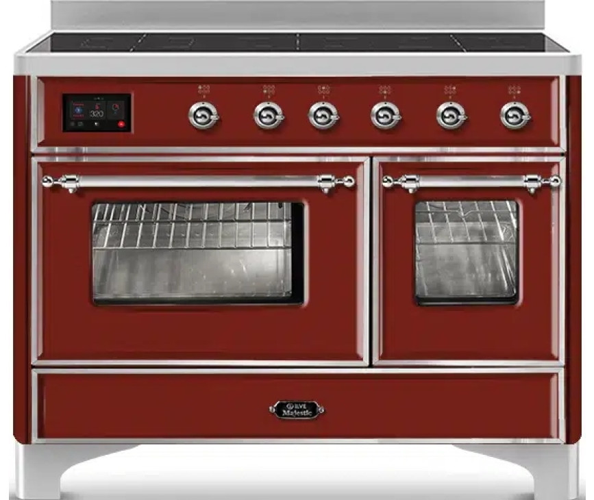 ILVE MDI106NE3/BU inductie fornuis - 100 cm breed - rood