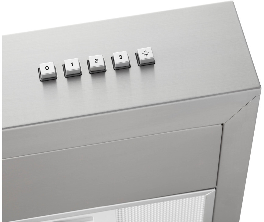 Inventum AKO6015RVS onderbouw afzuigkap - rvs - strak