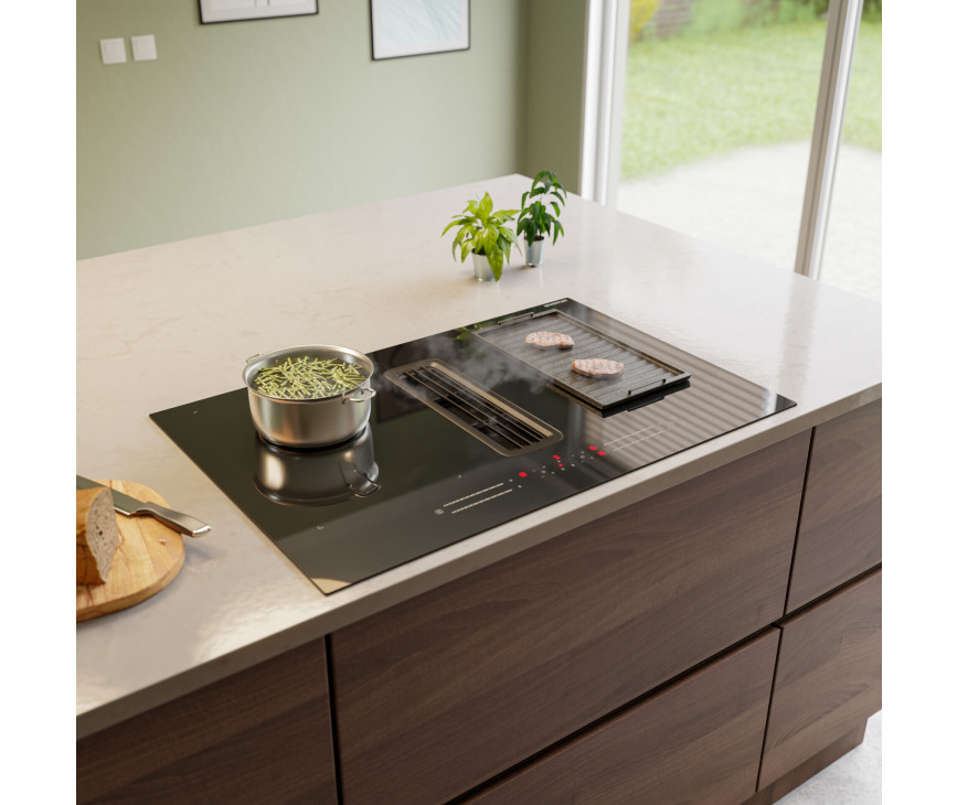 Inventum IKA8035 inbouw inductie kookplaat met afzuiging