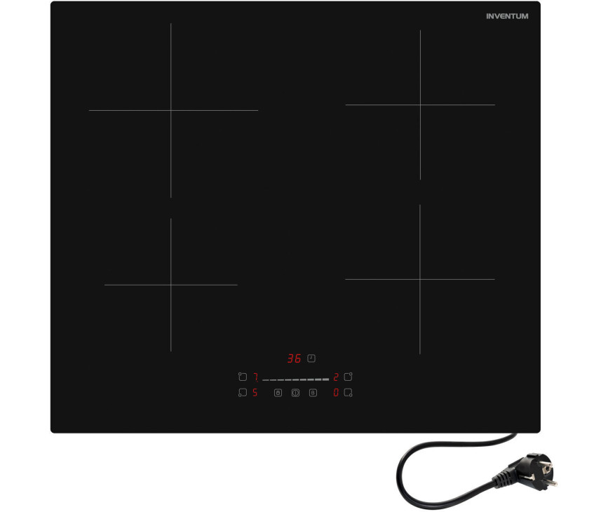 Inventum IKI6008 inbouw inductie kookplaat - 1-fasen