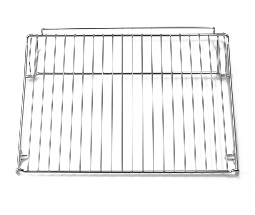 Het rooster - welke standaard meegeleverd wordt - kan op 5 verschillende hoogtes in de oven geplaatst worden