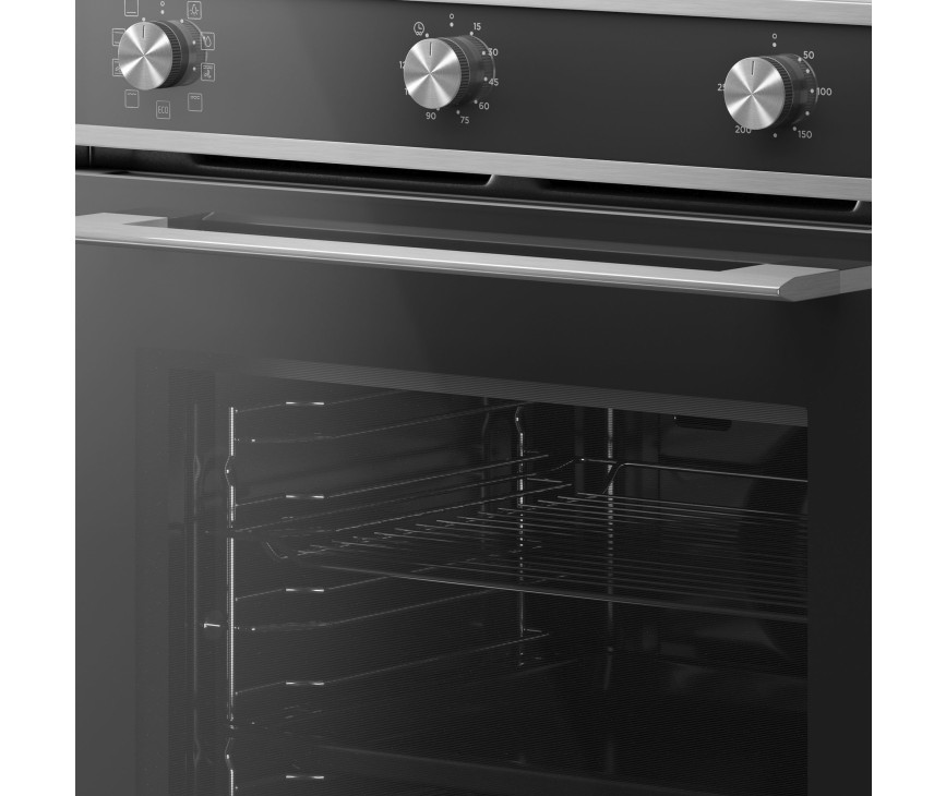 Inventum IOH6072RK inbouw oven - roestvrijstaal