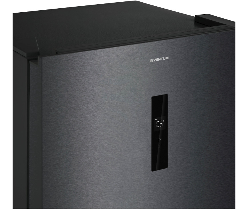 Inventum KK1850B vrijstaande koelkast / koeler - black inox