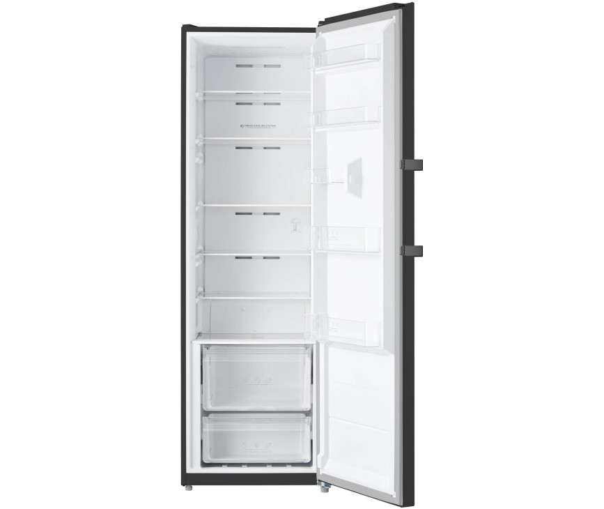 Inventum KK1850B vrijstaande koelkast / koeler - black inox