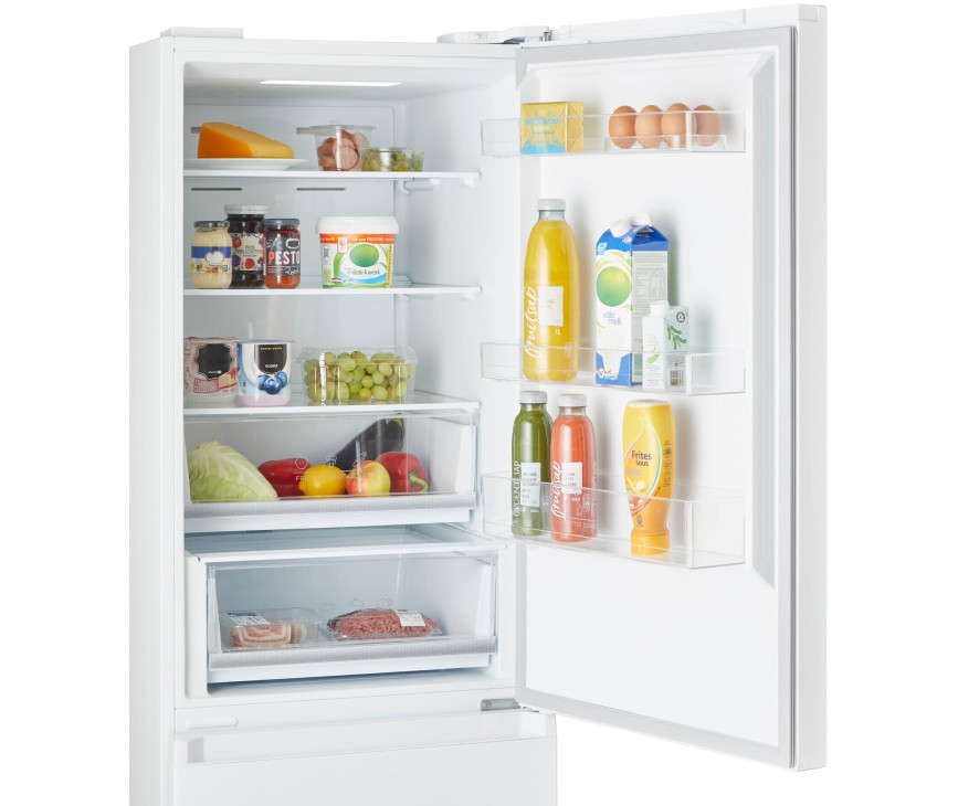 Inventum KV1850W koelkast - koel/vriescombinatie - 185 cm hoog