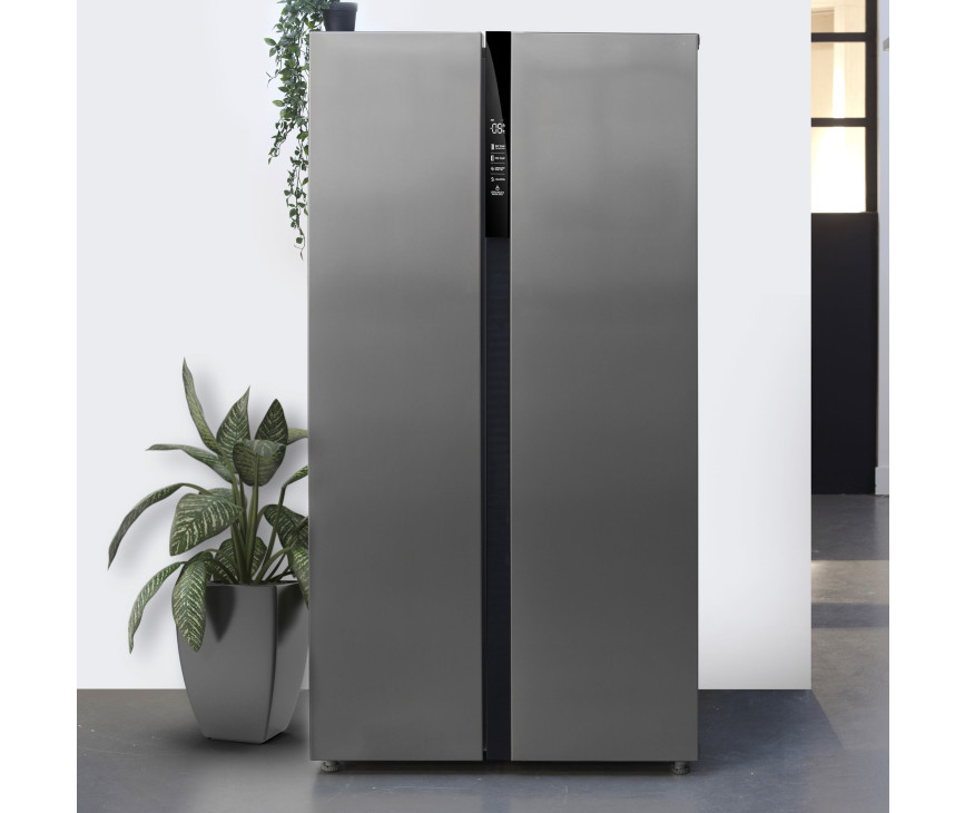 Inventum SKV0178R side-by-side koelkast - roestvrijstaal - nofrost