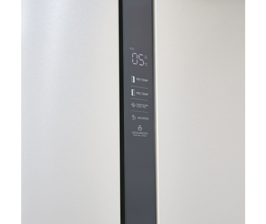 Inventum SKV0178R side-by-side koelkast - roestvrijstaal - nofrost