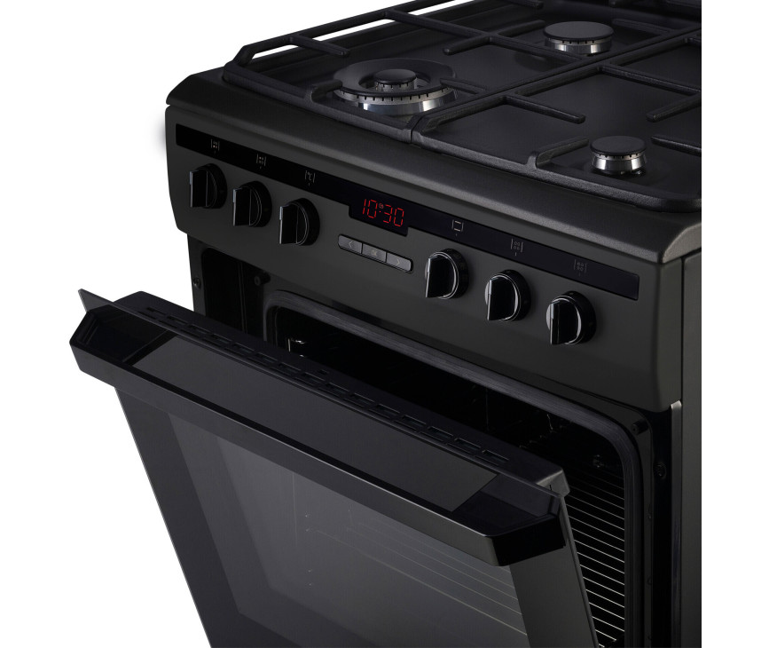 Inventum VFG6034WGZWA gas fornuis - mat-zwart