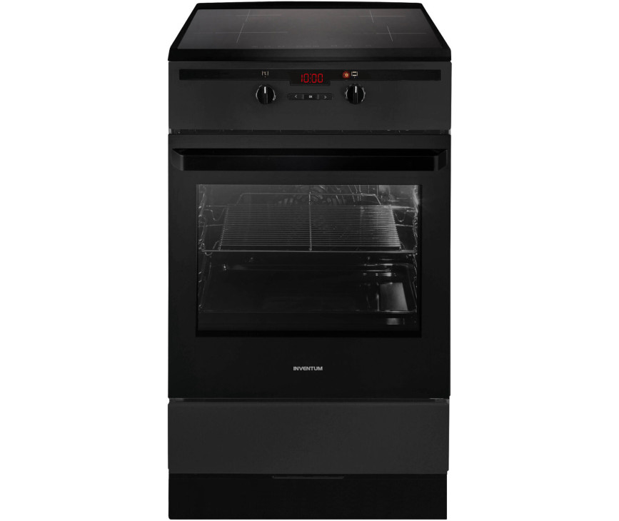 Inventum VFI5042ZWA inductie fornuis  - 50 cm. breed - zwart