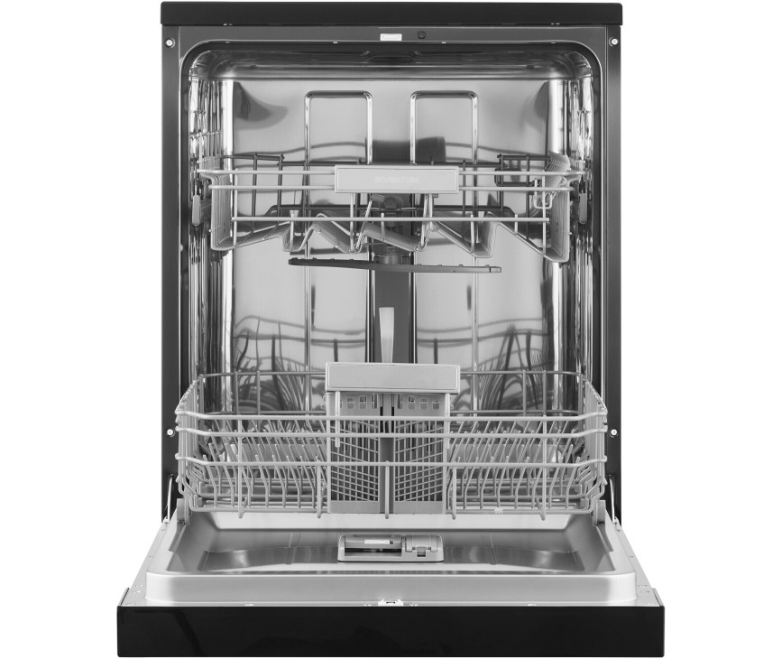 Inventum VVW6036AB vrijstaande vaatwasser - zwart - 44 dB