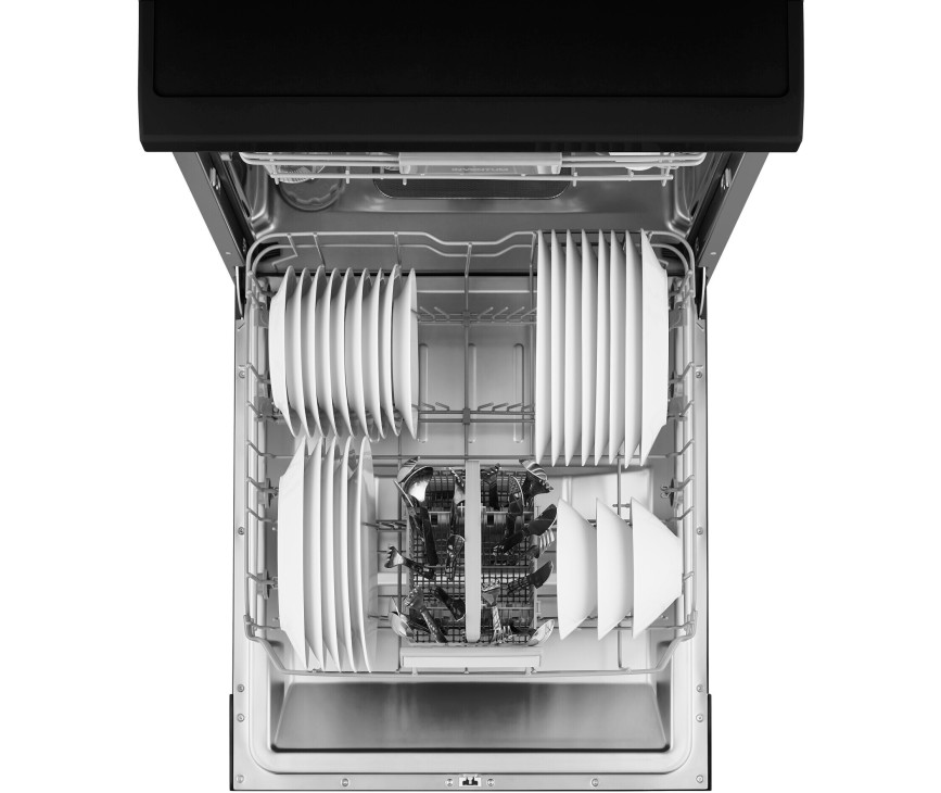 Inventum VVW6036AB vrijstaande vaatwasser - zwart - 44 dB
