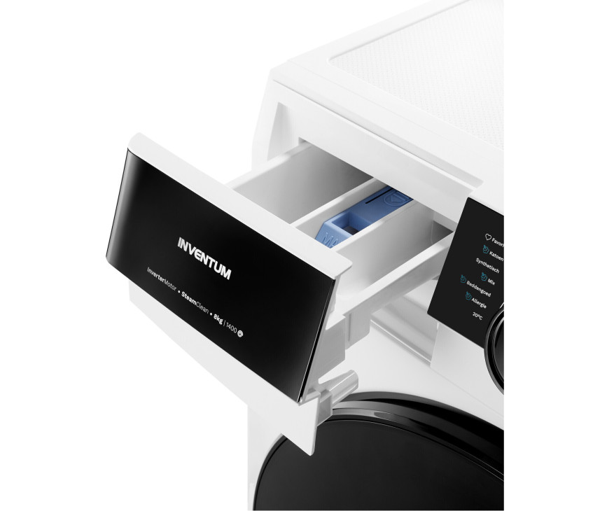Inventum VWM8010W wasmachine met 1400 toeren en 8 kg. 