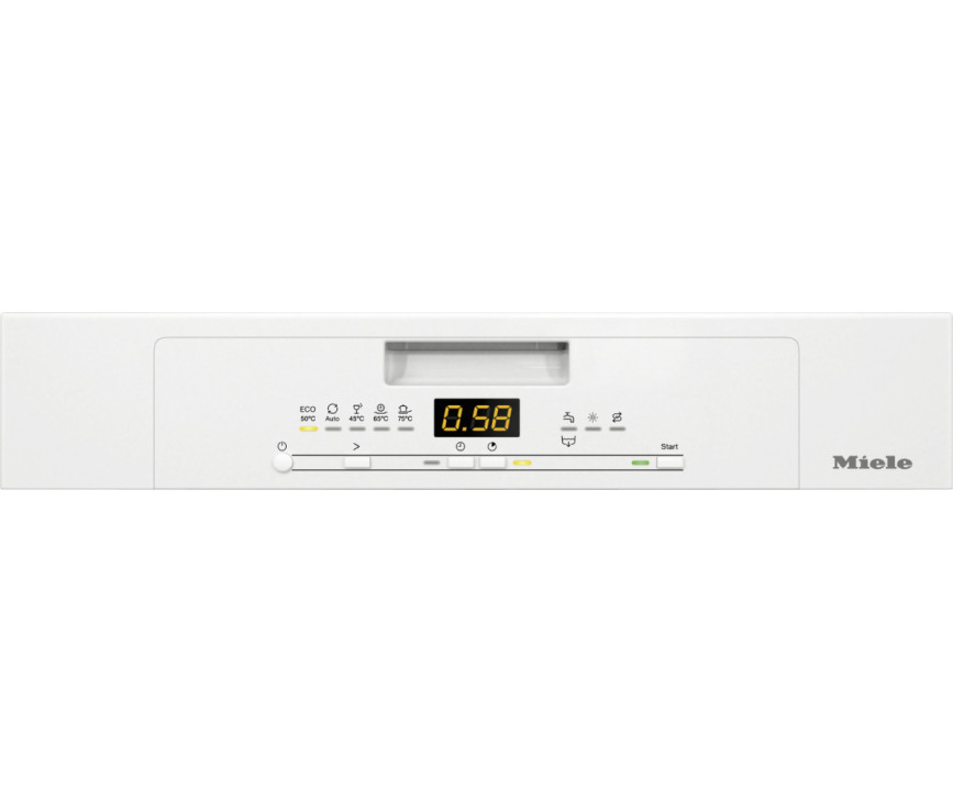 Bedieningspaneel van de MIELE vaatwasser onderbouw G5022U BW