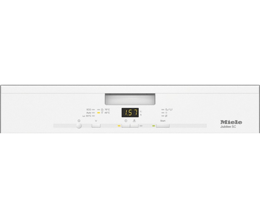 Bedieningspaneel van de Miele G 4930 SC BW vaatwasser